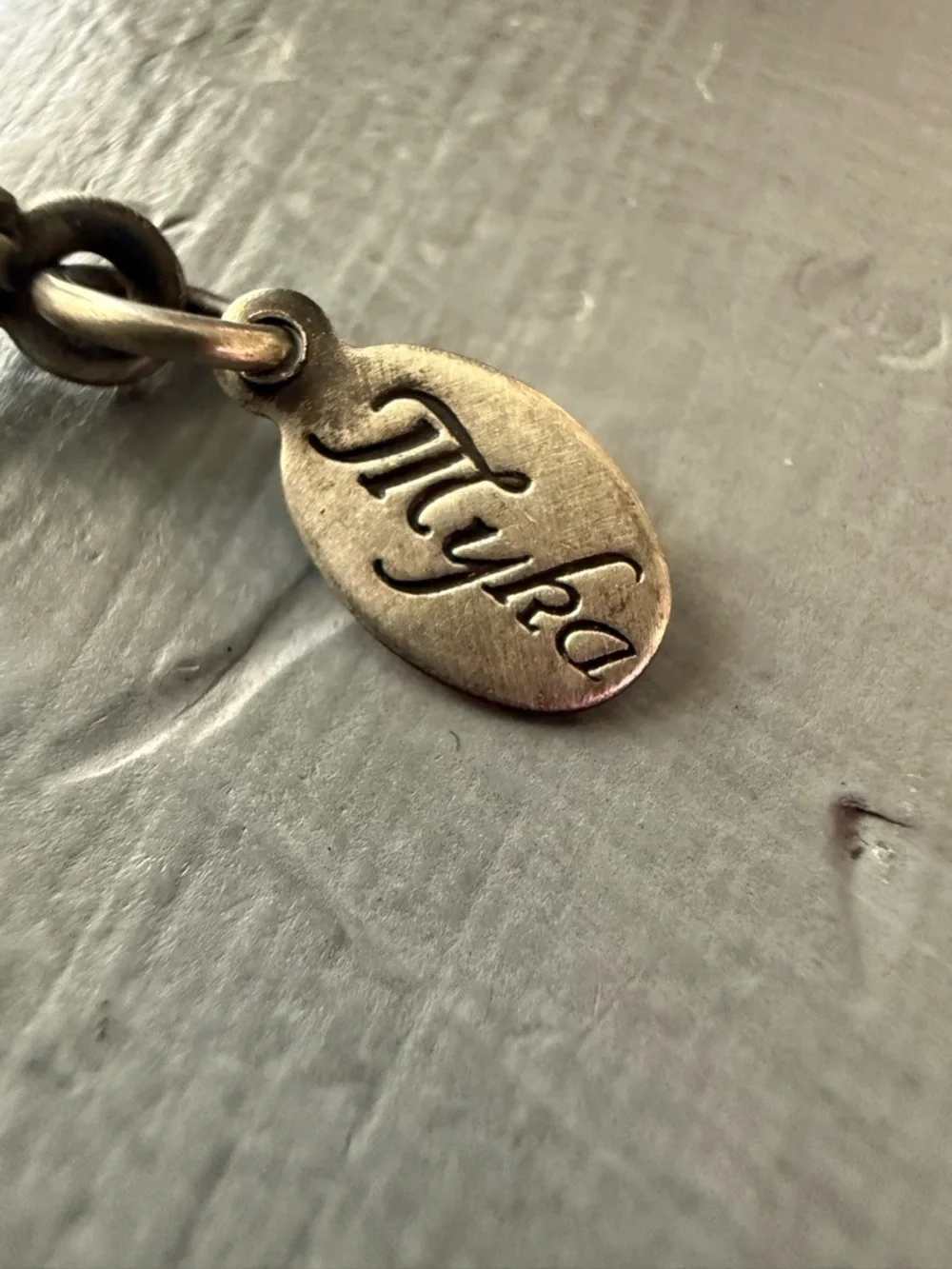 Myka Silver Tone Charm Bracelet